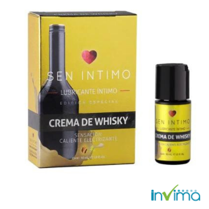 Lubricante Sen Intimo Crema de Whisky Caliente Electrizante Edición Especial 30Ml